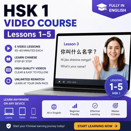 HSK Recorded Video Courses - Chinese Self-Study Course